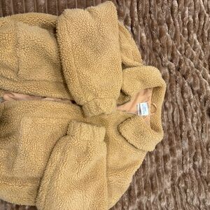 Urban Outfitters Camel Sherpa Jacket